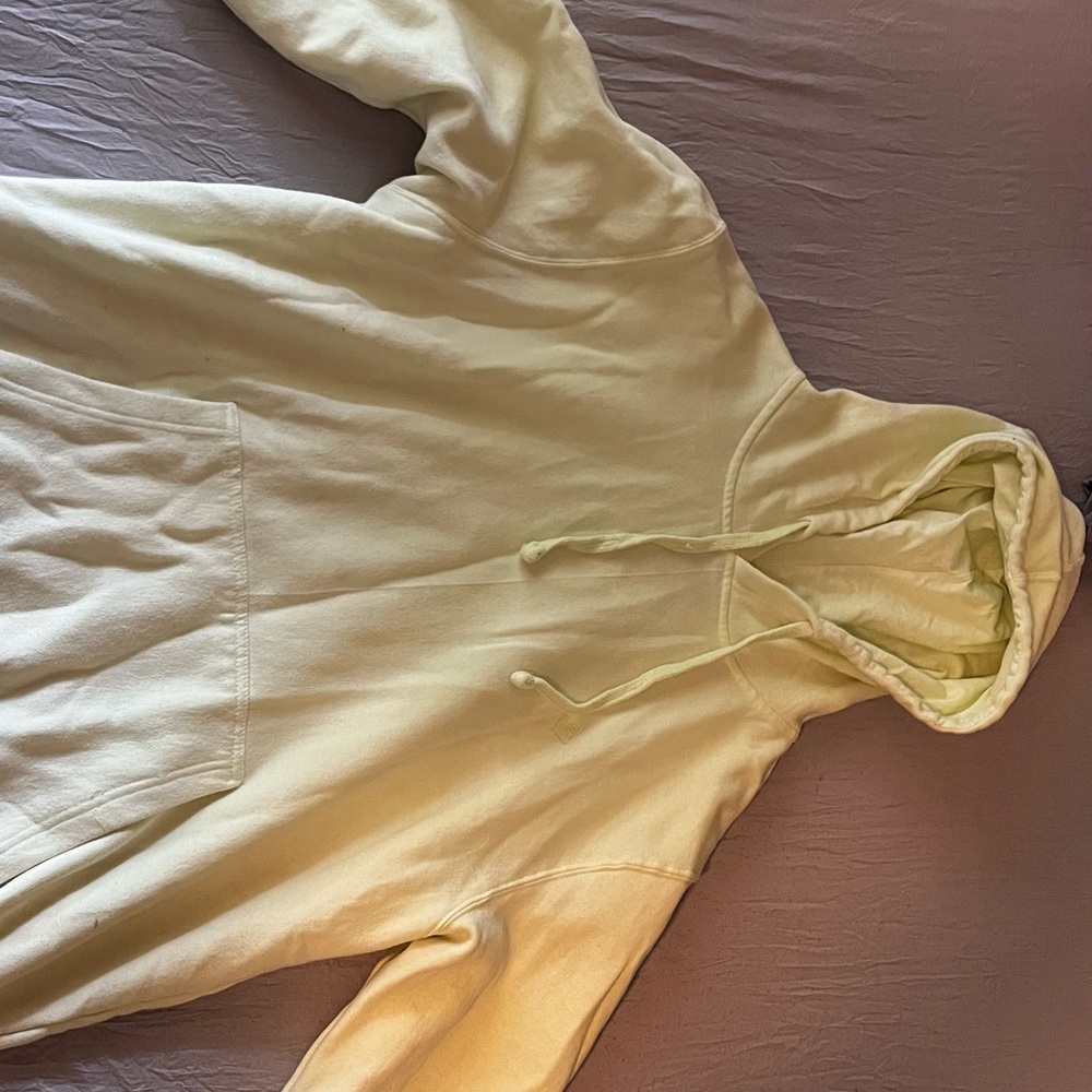 Light green pullover hoodie